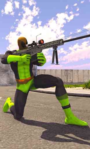 Frog Ninja City Hero 3D - Sniper Shooting Games 3