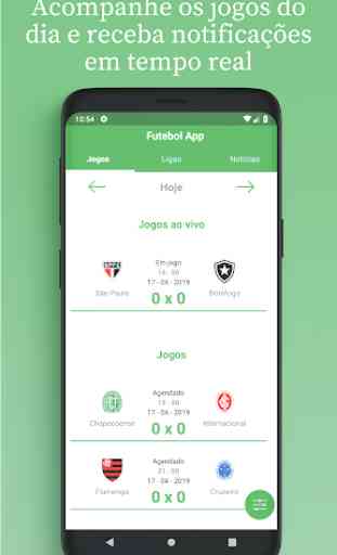 Futebol App - Jogos e resultados ao vivo 1