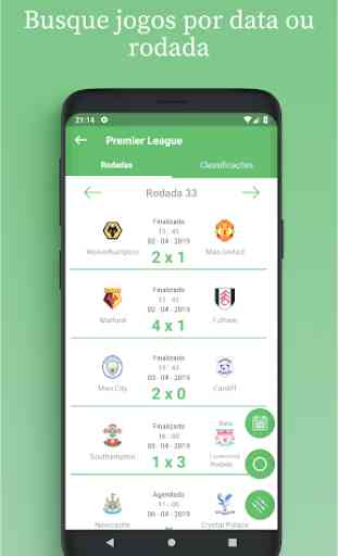 Futebol App - Jogos e resultados ao vivo 4
