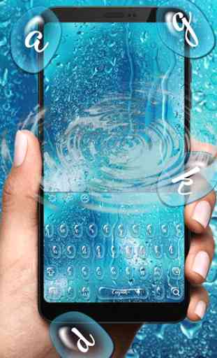 Glass Water Keyboard Theme 3