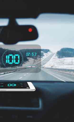 GPS Digital HUD Speedometer 1