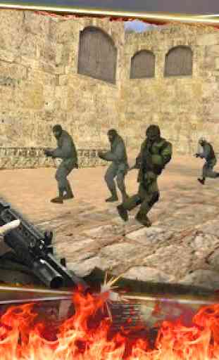 Grupo de Forças Especiais 3D:Anti-Terror Shot Game 4