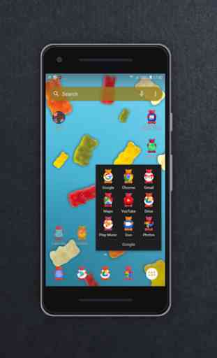 Gummy Bear Theme - Icons & Wallpapers 2