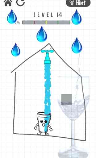 Happy water Glass, water Drop Beautiful for public 2