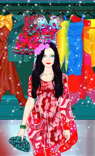 Jogos de moda de arco-íris - meninas vestir 2