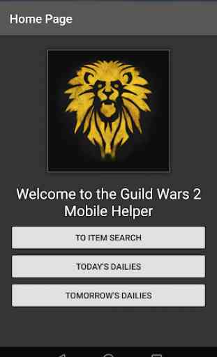 Mobile Helper for Guild Wars 2 1