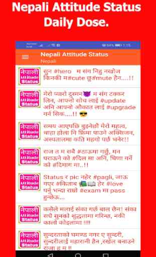 Nepali Attitude Status 2020 1