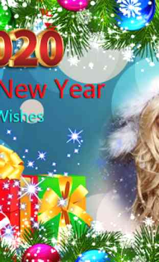 New Year Photo Frames 2020, New Year Greeting Card 1