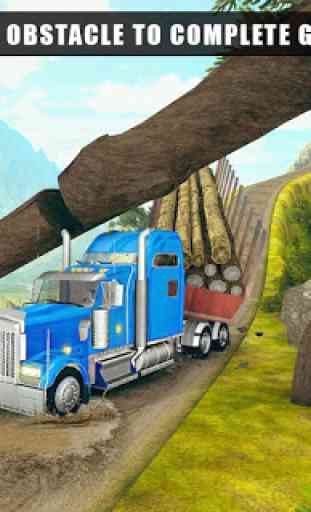 Off-Road EUA Trucker Muddy Driving: carga pesada 4