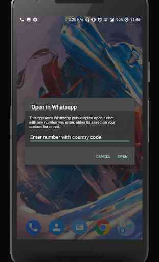 Open Unsaved in Whatsapp 1
