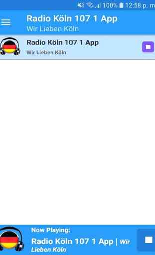 Radio Köln 107 1 App FM DE Kostenlos Online 1