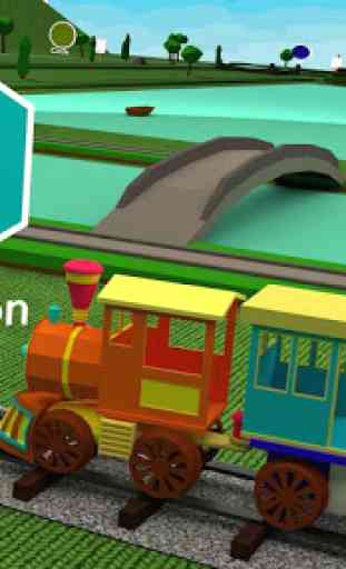 Timpy formas de trem - jogo 3D 3