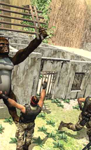 Wild Gorilla Jail Escape – Angry Ape Survival 2