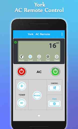 York  AC Remote Control 1