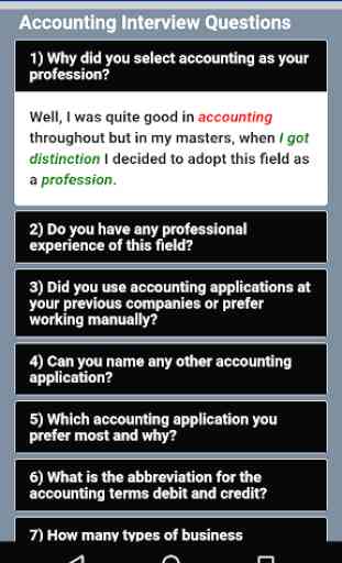 Accounting Interview Questions 2