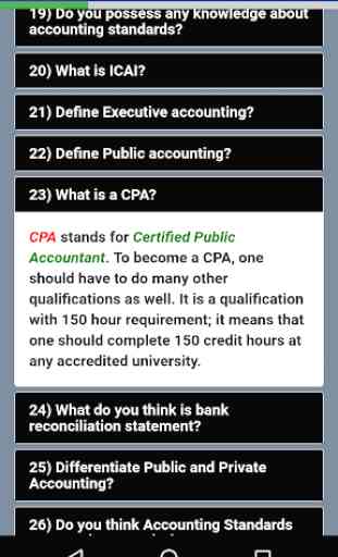 Accounting Interview Questions 4