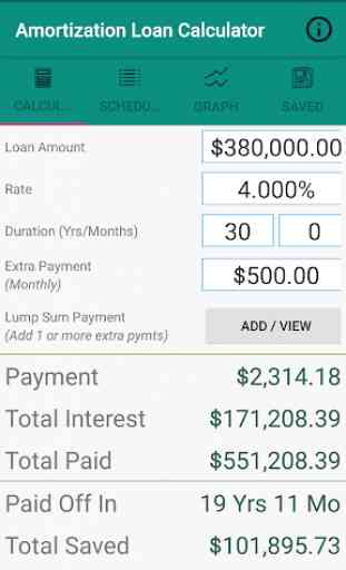 Amortization Loan Calculator 1