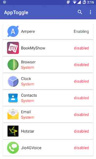 AppToggle Quickly Enable Disable Apps [Root] 4