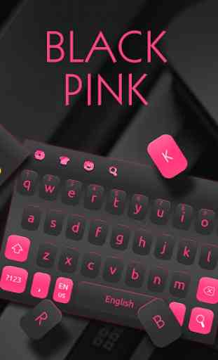 Black Pink Keyboard 2