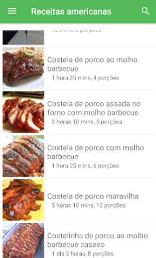 Comida & Receitas americanas grátis em portuguesas 2