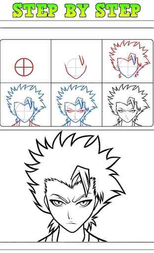 Como desenhar desenhos animados Anime 2