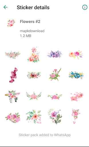 Flowers Stickers para WhatsApp  2