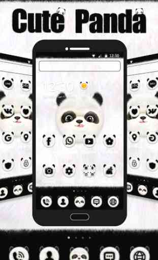 Fofa panda tema Cute Panda 2020 3