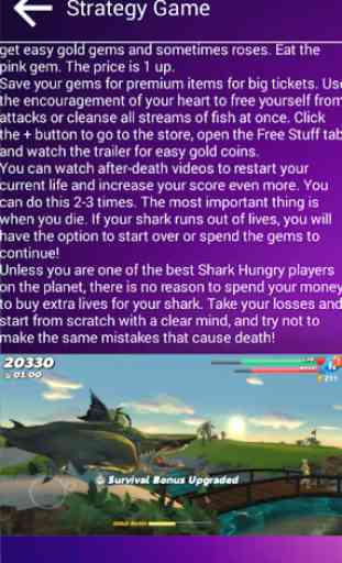 Guide for Hungry shark world - Strategy 1
