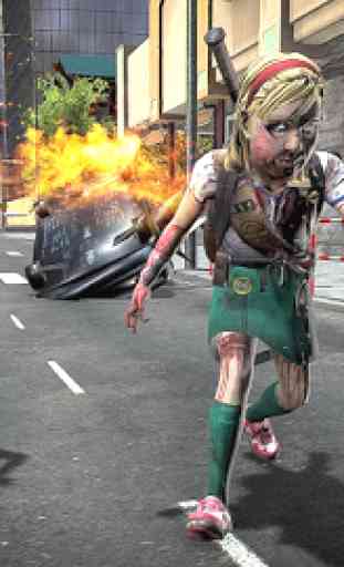 Jogos de Zombie Attack 2019 - Zombie Crime City 1