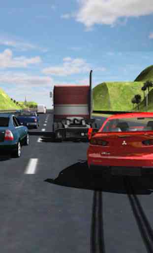Long Road Traffic Racing Car Driving Simulator 2