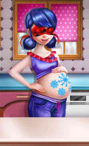 Mamãe grávida Jogos de nascimento de bebês Cuidar 3