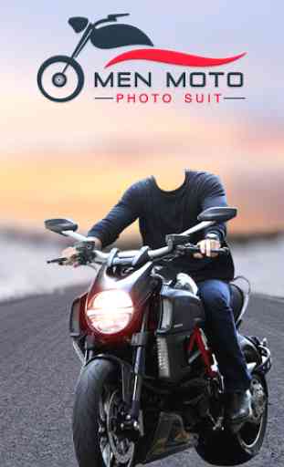 Men Moto Photo Suit : Bike Photo Editor 1