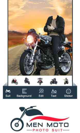 Men Moto Photo Suit : Bike Photo Editor 2