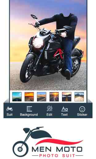 Men Moto Photo Suit : Bike Photo Editor 3