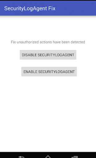 SecurityLogAgent Disable 1