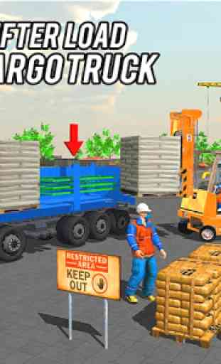 Simulador de construção: caminhão de condução de 3