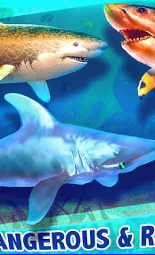 Simulador de vida real do tubarão 2