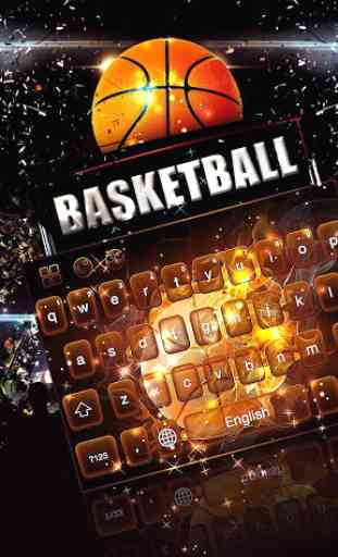 Tema do teclado do basquetebol 1
