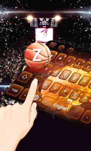 Tema do teclado do basquetebol 4