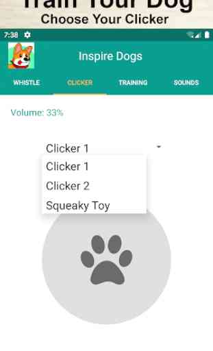 Treinamento de cães, apito, clicker e sons 2