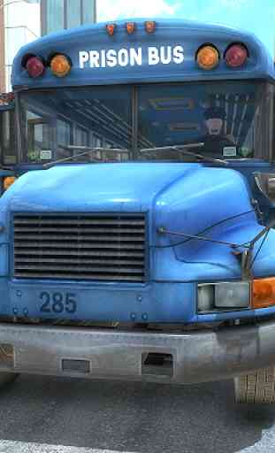 US Police Prisoner Transport Bus Driving Simulator 2