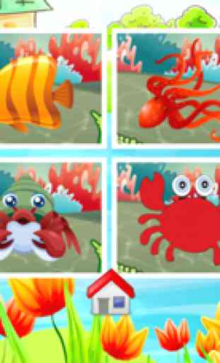 Mar Animais Coloring Book - Desenho e Pintura colorido para miúdos jogos grátis 4