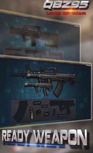 QBZ-95: Automatic Rifle, Simulator, Trivia Game de tiro - Lord of War 2