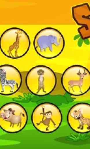 Jogos para Crianças 1+ anos Gratis: Colorir Savana 2
