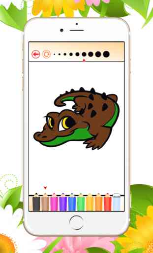 Réptil Coloring Book iguana pintura, tartaruga 3