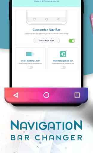Barra de Navegação Customize: Navebar App 1