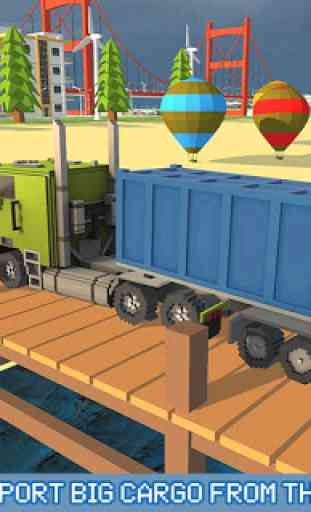 blocos motorista de caminhão: o transporte urbano 1