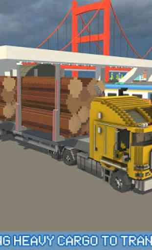 blocos motorista de caminhão: o transporte urbano 2