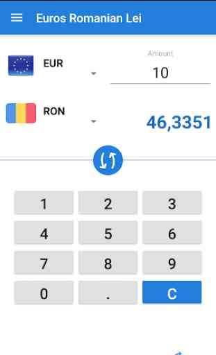 Euro to Romanian Leu converter / EUR to RON 2