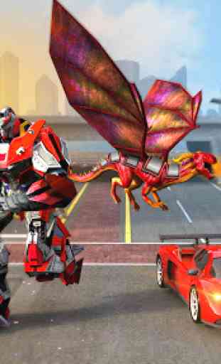 Flying Dragon Robot Transforming - Robot Shooting 2